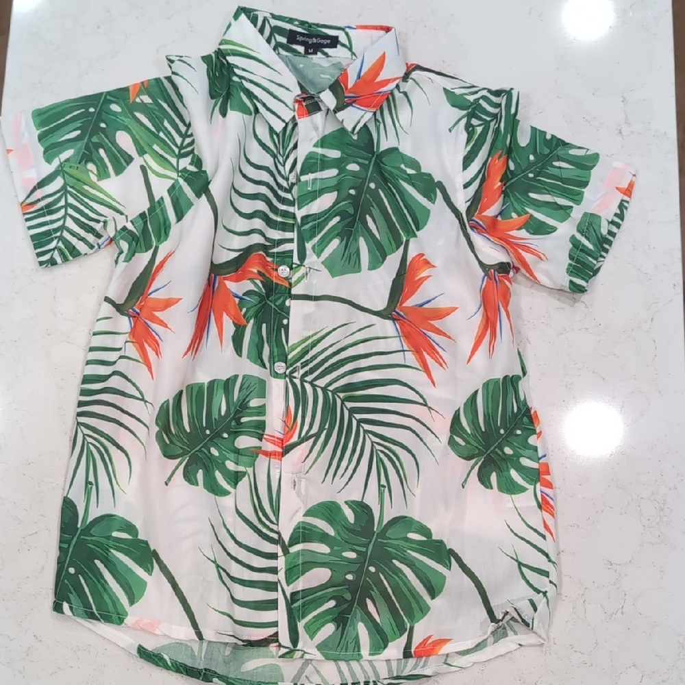 Spring & Gege Button Down Tropic Shirt